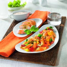 Penne w stylu śródziemnomorskim