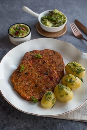 Burger z grillowanych warzyw